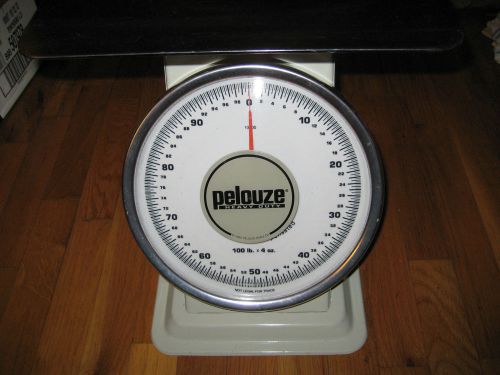 PELOUZE HEAVY DUTY 100 lbs. x 4oz. utility scale-great condition