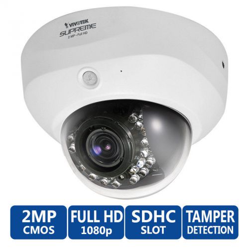 Vivotek Supreme FD8162 1080P HD IR Day/Night Dome Security Cameras
