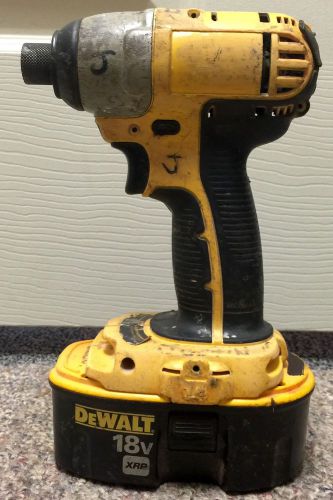 DeWalt Model Cordless Impact Wrench with 2 18v XRP Batteries