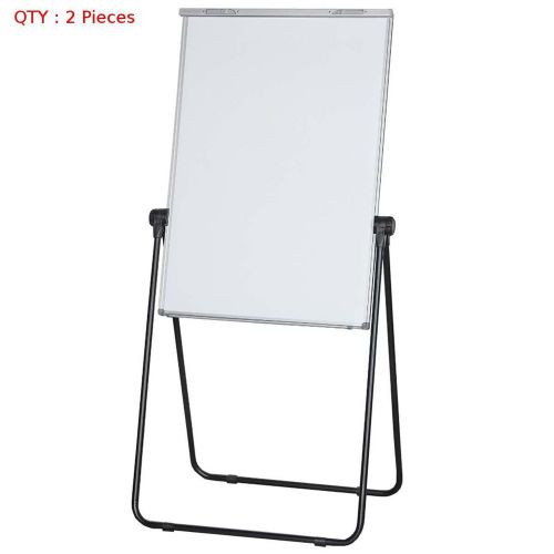 2X BRAND NEW 700X1000MM DOUBLE SIDED MAGNETIC WHITEBOARD FLIP CHART