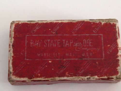 Vintage Bay State Taps Set 1/4-28 No. 900 Boxed