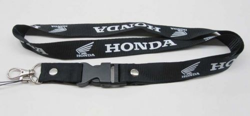 Honda Motorcycle Black Lanyard / Neck strap for ID Holder / Pouch / Phone / Key