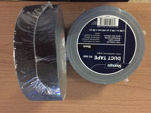 SHURTAPE Black Duct Tape PC600 - 1.88in x60.1yd (48mm x 55M)