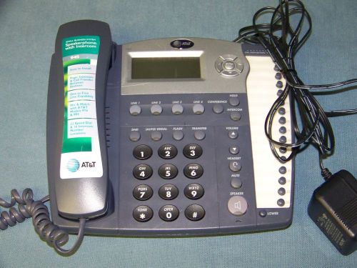 AT&amp;T 945 4-line Business Telephone With Headset Jack Small Business System