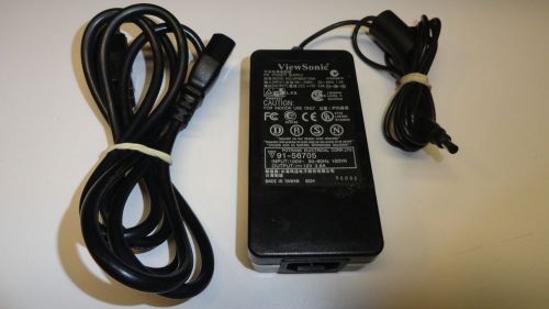 ZZ5: Genuine Viewsonic 12V AC Power Supply Adapter for Monitors  UP06031120A