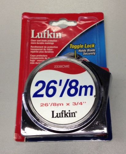 Lufkin 26&#039;/8m x 3/4&#034; Tape Measure (NEW) (9B4)