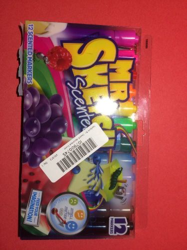 NEW Mr. Sketch Scented Markers  Assorted Colors  12 Pack (20072)