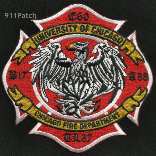 CHICAGO, IL - University of Chicago FIREFIGHTER Patch Chicago Fire Department