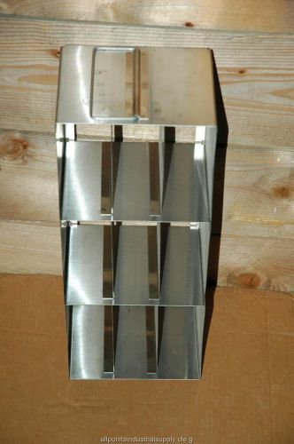 Cryogenic Cryo Storage Rack Stainless Steel -80 Freezer Tray Rack 7 x 5.5x 16.5&#034;