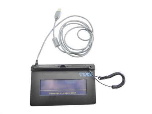 TOPAZ SigLite Model: T-S460 Black USB-Powered Electronic Signature Capture Pad