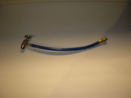 Tap can charging hose - 1/4&#034; -blue - freon, stop leak, oil, dye, ect. - new for sale