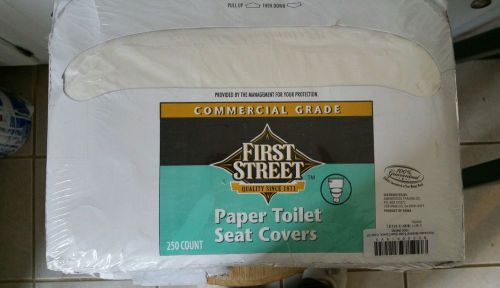Commercial grade paper toilet seat covers