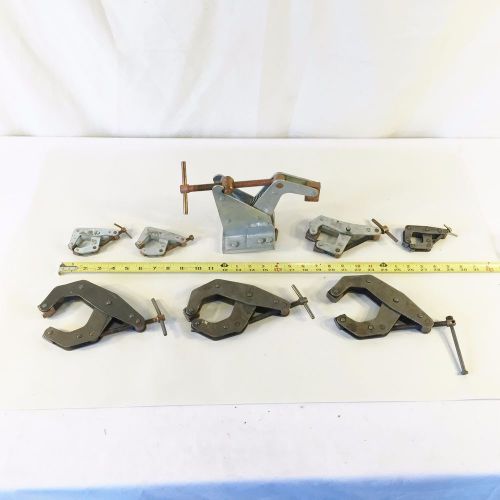 8 Machinist Welder Clamps - 5 are Kant Twist