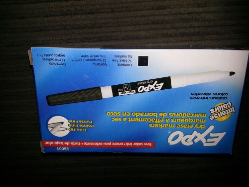 Expo Dry Erase Marker x6 12each fin tTip Whiteboard Classroom Office Low Odor