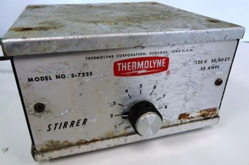 THERMOLYNE MODEL S-7225 STIRRER 120V 50/60CY .35 AMPS USED 7&#034; BY 7&#034;