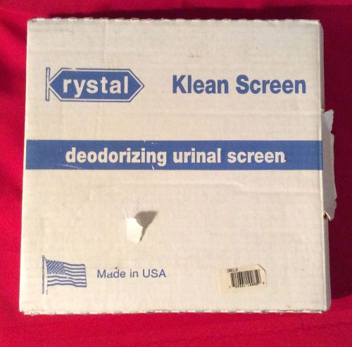Krystal klean screen deodorizing urinal screen bowl - red [8pc] for sale