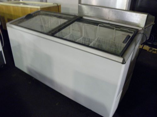 New ojeda nb68 two sliding door ice cream merchandise display chest freezer for sale