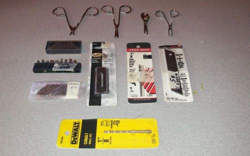 Household tool Lot scissors blades cobalt drill bit mini crescent bits