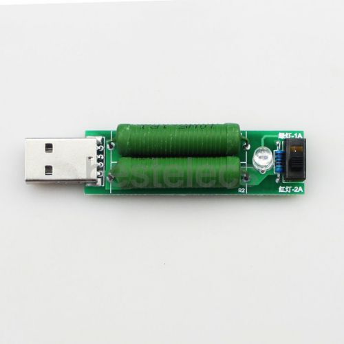 1A 2A USB Charge Current Detection Load Resistor Module with Conventer Switch