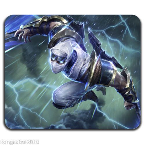 New Shockblade LOL Zed the Master of Shadows Ionia Washable Mousepad for Gift