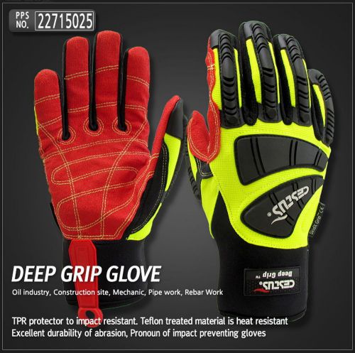 Industrial Safety Glove, Deep Grip (Size option : M, L, XL )