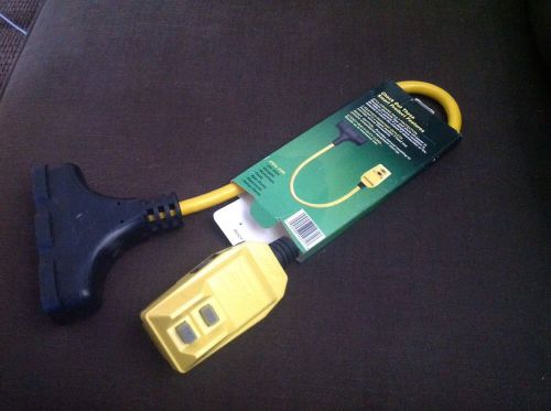 Shock Shield Portable GFCI 3 Outlet Tri-cord