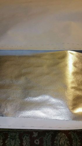 Silver Reflective Fabric 2 pieces each 34 by 28 inches. Safety Craft Project