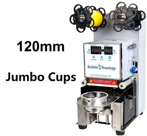 120mm Jumbo Fat Cup- Automatic Bubble Tea Sealer Machine - Electric Boba Sealer