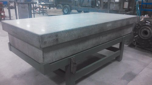 Granite Surface Plate 48&#034; x 96&#034; x 15&#034; w/ base Grd B Tool room Layout Calibration