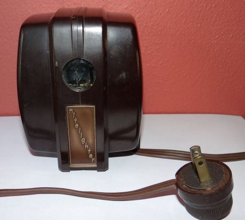 Vintage Bakelite Fisher Pierce 300W Electric Night Light Nightlighter WORKS