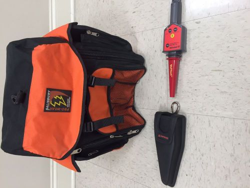 Amprobe tic300 pro tester &amp; salisbury arc flash orange tool bag bkbackpack for sale