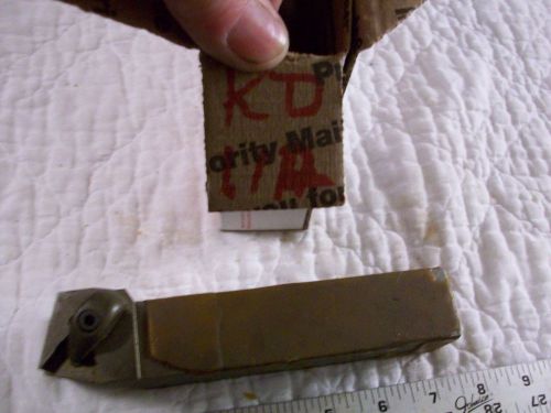 NOS  HEAVY KYSOR-DIJET  Indexable Tool Holder Metal Lathe 1 1/4&#034; Square 7&#034; Lng.