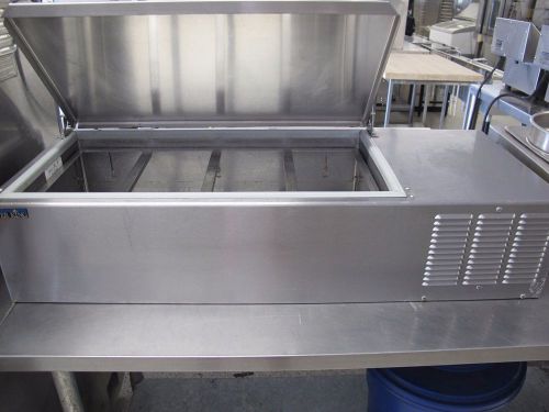 Silver king skps8 counter top refrigerated sandwich prep station for sale