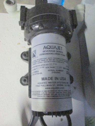 Aquajet beverage pump model 5501-9vn2-v77 mfg 2007 tested works great
