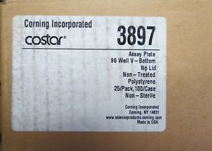 Case Corning Costar Clear 96-Well Assay Plates 320µL # 3897 Microplates Qty 100