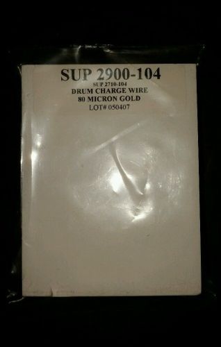 KIP Printer drum charge wire 80 micron gold Part # sup 2900-104  sup 2710-104