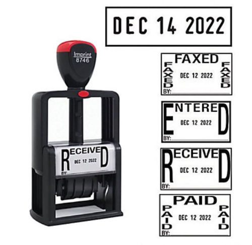 5 in 1 Date &amp; Message Stamp Self Inking
