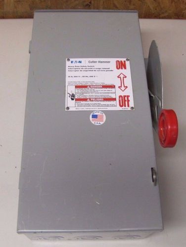 EATON CUTLER-HAMMER DH361URK 30A 30 A AMP NON FUSIBLE SAFETY DISCONNECT SWITCH