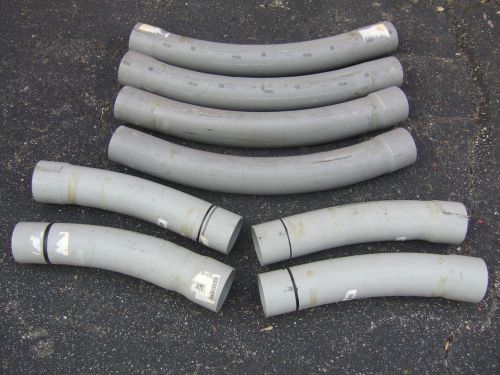 4&#034; PVC Type C Conduit PTS-77 Duct Elbow Lot Sweeps Telephone 45 22 Cantex Pipe