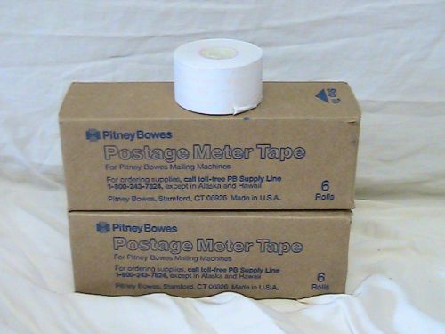 10 ROLLS PITNEY BOWES POSTAGE METER TAPE 611-0 TR290