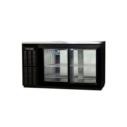 Continental Refrigerator BBUC59S-SGD-PT Back Bar Cabinet, Refrigerated