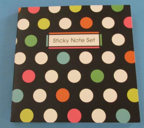 Hallmark Assorted Sticky Notes Set 1 Memo Pad 1 Notepad 3 Page Marker Pads NEW