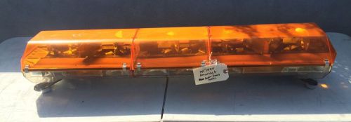 code 3 mx 7000 47&#034; all amber light bar clean tested working