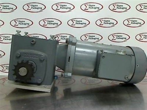 Boston PM950TF Motor/ Gearbox 1/5HP,1750RPM, 90V, 5A, FR:56C Ratio: 20