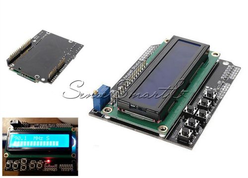 Expansion Board 1602 LCD Board Keypad Shield Blue Backlight For Arduino