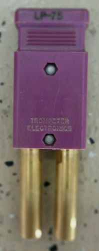 Trompeter Electronics LP-75 Coaxial Video Patch Adapter Looping Plug