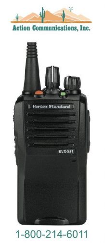 VERTEX/STANDARD EVX-531, VHF, 134-174 MHZ, 5 WATT, 32 CHANNEL, TWO WAY RADIO
