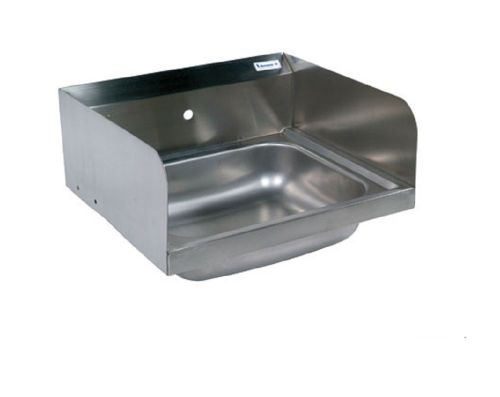 16&#034; x 20&#034; t-304 stainless steel hand sink w/ splash guards  bbkhs-w-1620-1-ss for sale