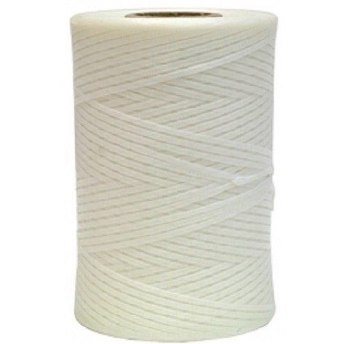 Wax Impregnated Lacing Cord White Nylon 0.12“ -  250yd Roll   ( LTN_1_WHT )