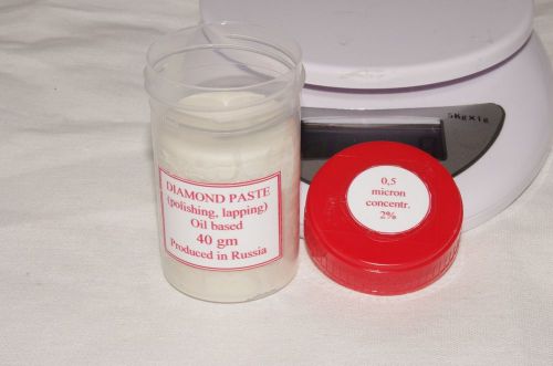 Diamond polishing and lapping paste 0.5 micron 40 gram for sale